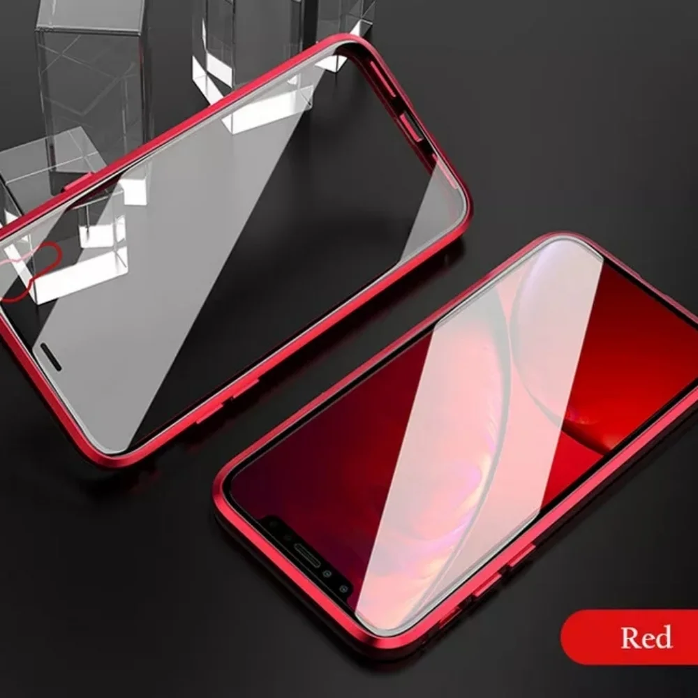 For iPhone 12 Pro Max Magnetic Phone Case Cover 360 Protector